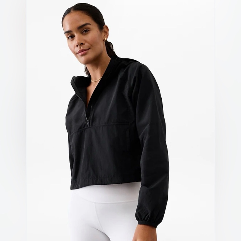 Athleta Luna Pullover, Black, Size M